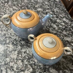 Japanese tea and sugar bowl